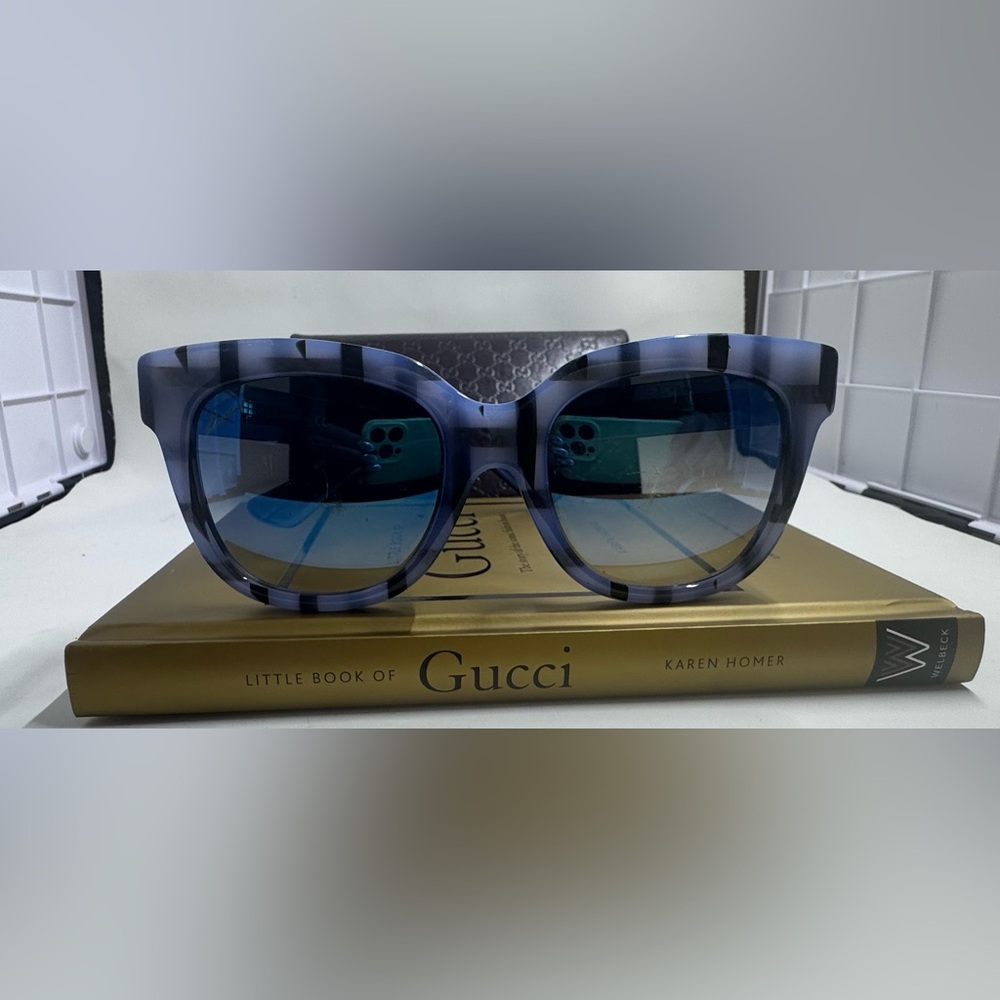Gucci Black& Blue GUCCI Acetate Sunglasses